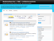 Tablet Screenshot of bookmark-rss.com